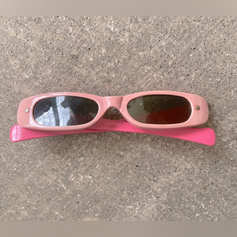 Vintage Barbie Pink Women’s Sunglasses, Thin Sunglasses, Retro